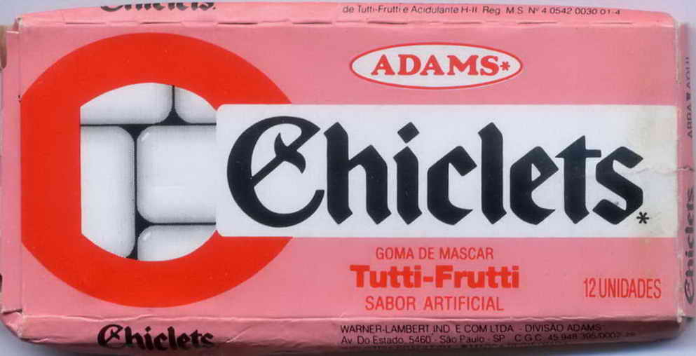 CHICLETS box pellets