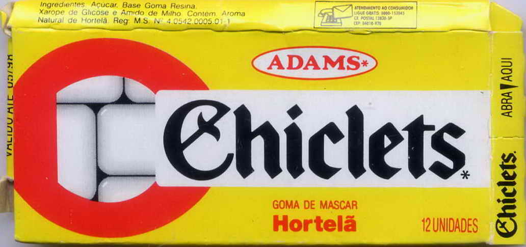 CHICLETS box pellets