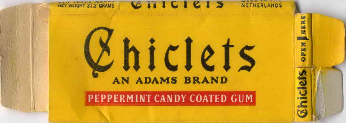 CHICLETS box pellets