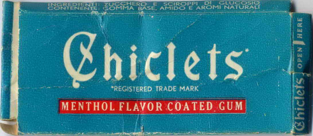 CHICLETS box pellets