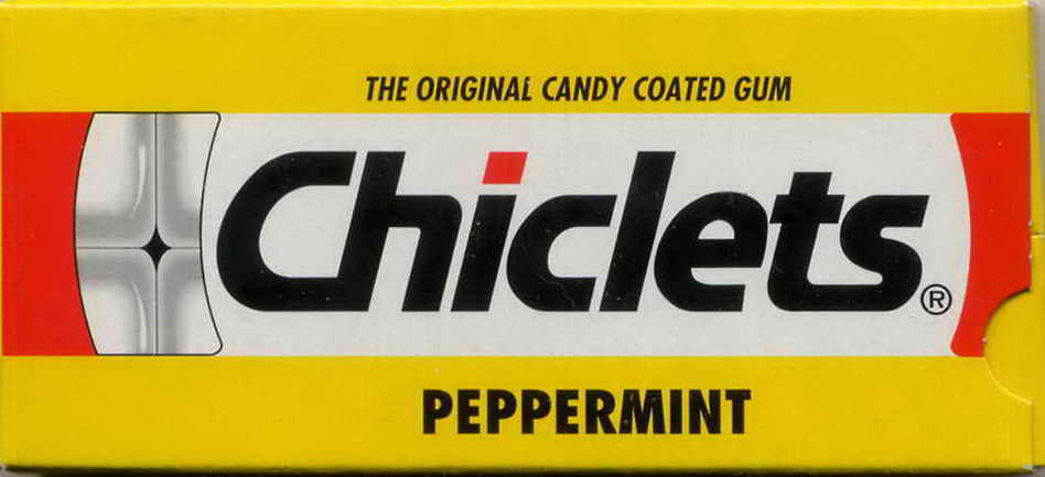 CHICLETS box pellets