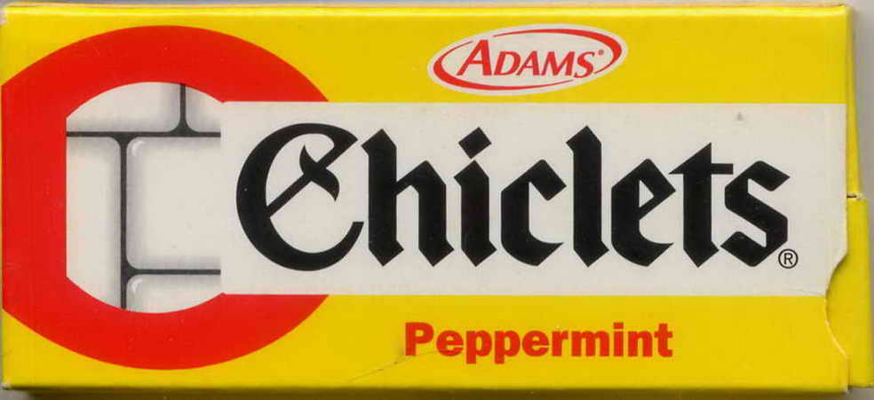 CHICLETS box pellets