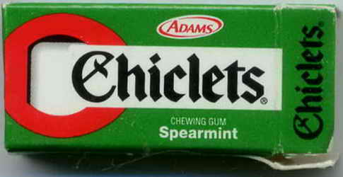 CHICLETS box pellets