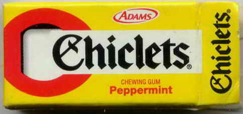 CHICLETS box pellets