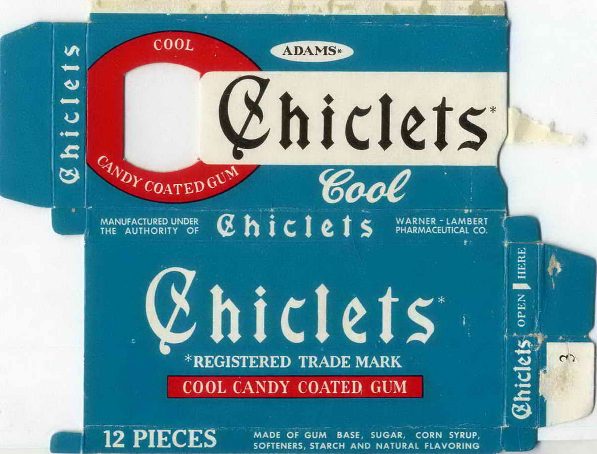 CHICLETS box pellets