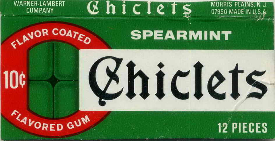 CHICLETS box pellets