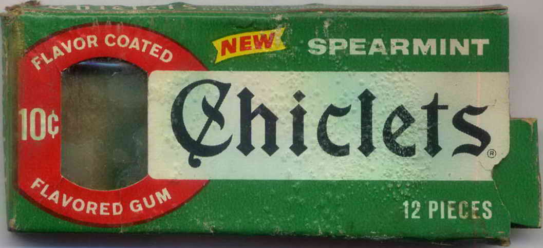 CHICLETS box pellets