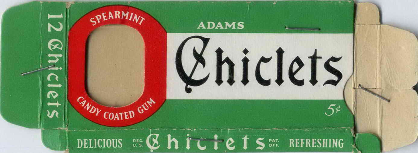 CHICLETS box pellets