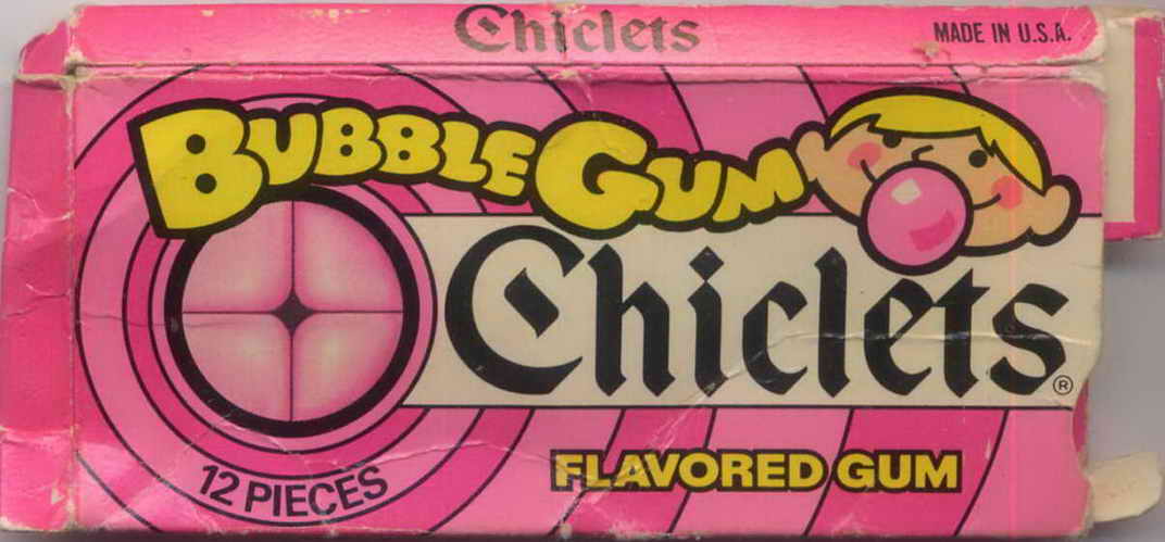 CHICLETS box pellets