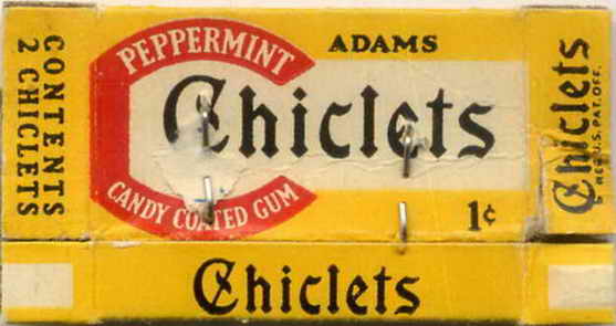 CHICLETS box pellets