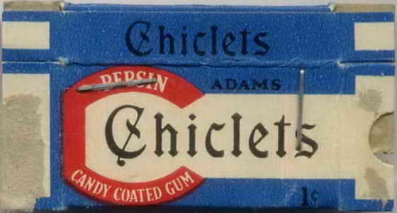 CHICLETS box pellets