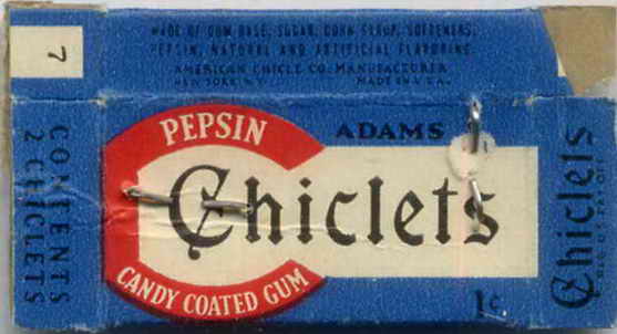 CHICLETS box pellets