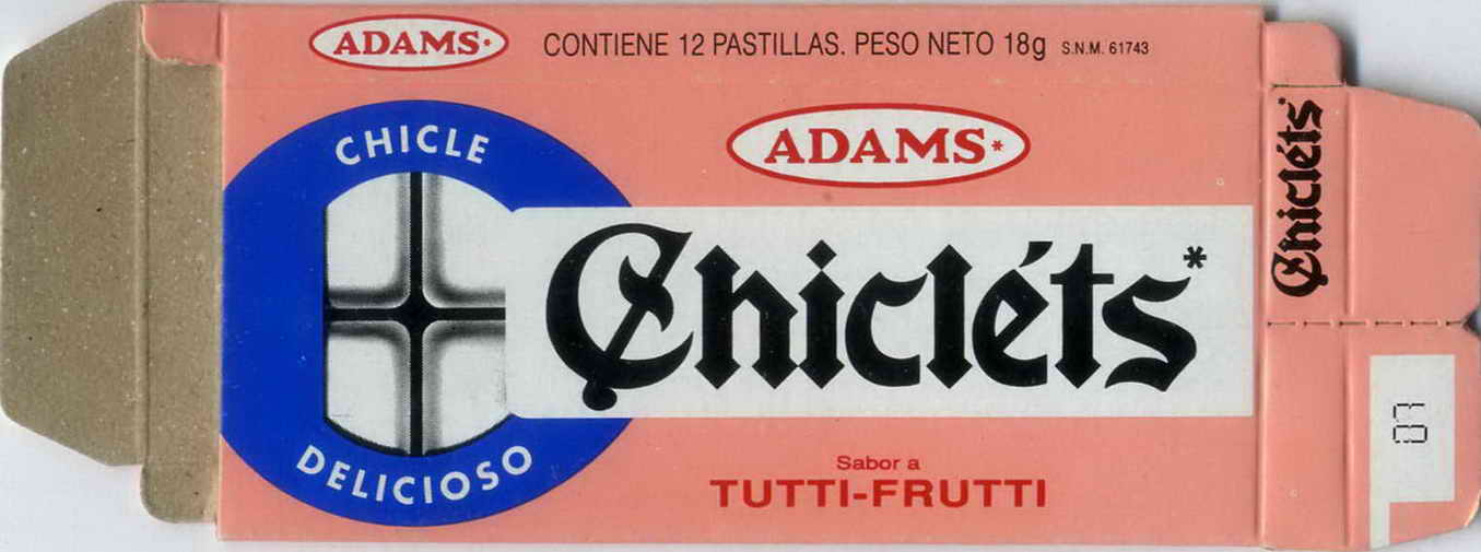 CHICLETS box pellets