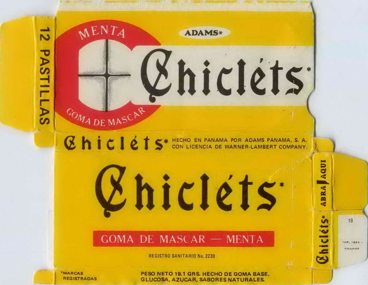 CHICLETS box pellets