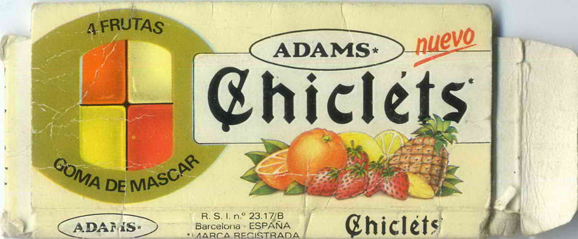 CHICLETS box pellets