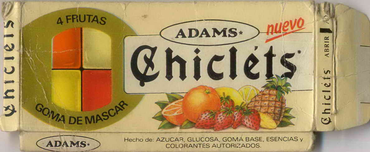 CHICLETS box pellets