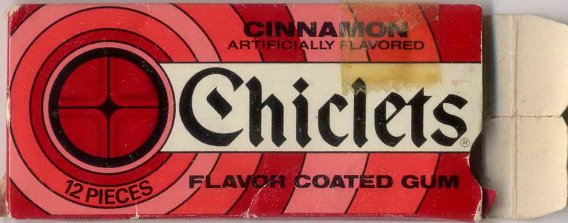 CHICLETS box pellets