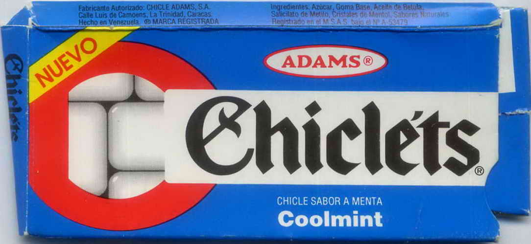 CHICLETS box pellets