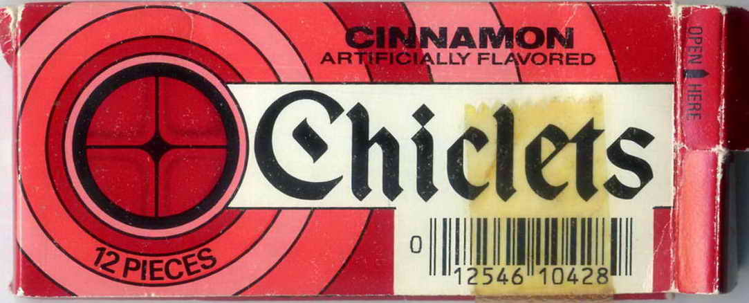 CHICLETS box pellets