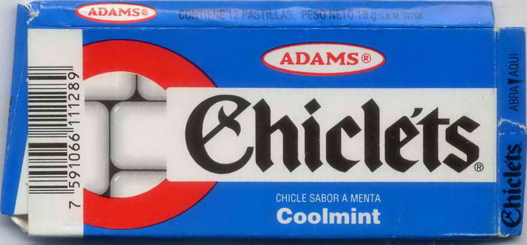 CHICLETS box pellets