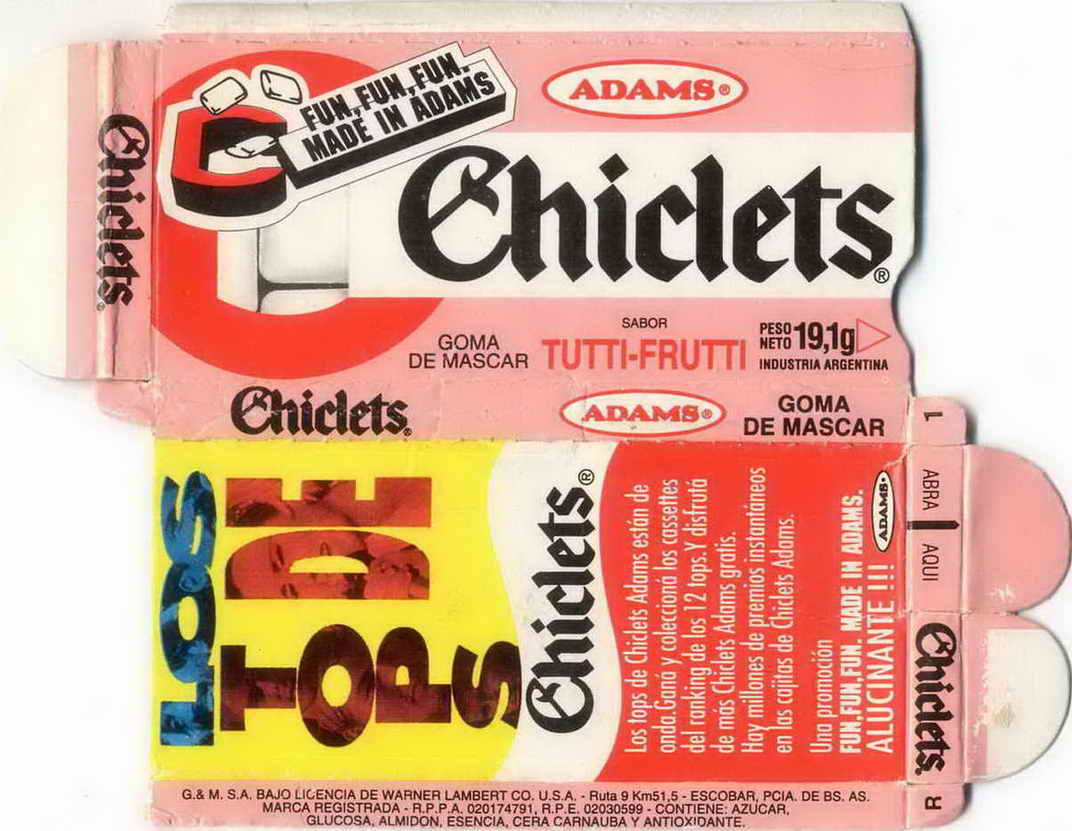 CHICLETS box pellets