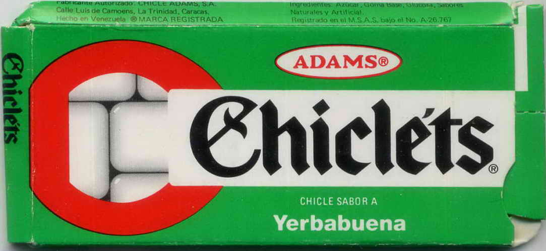 CHICLETS box pellets