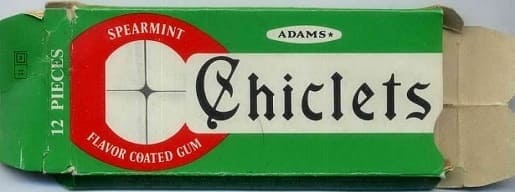 CHICLETS box pellets