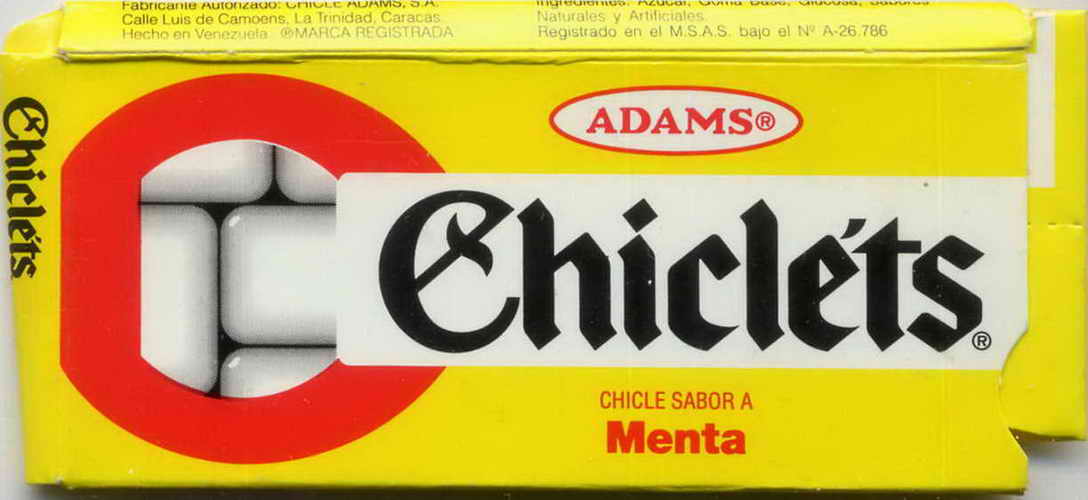 CHICLETS box pellets