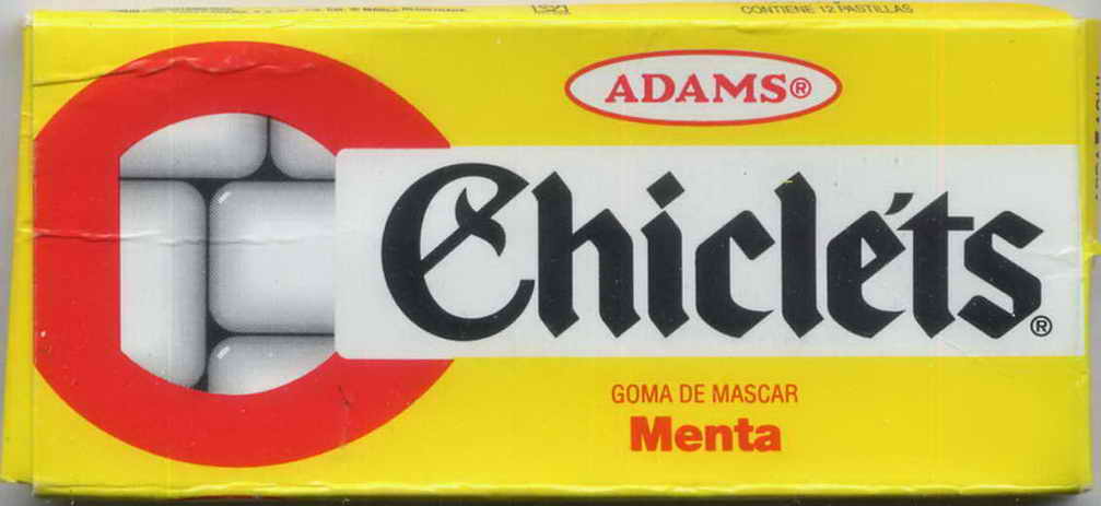 CHICLETS box pellets