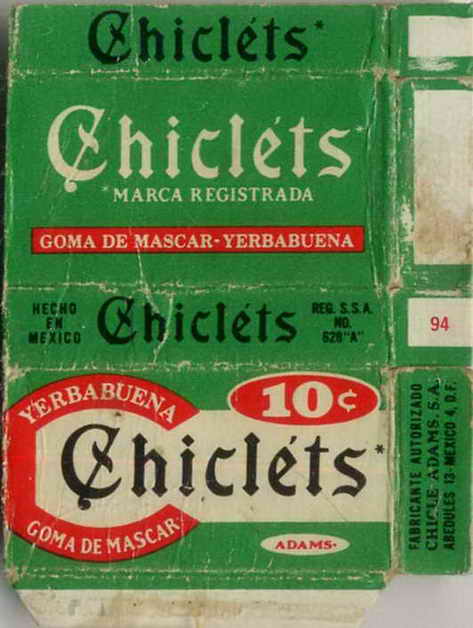 CHICLETS box pellets