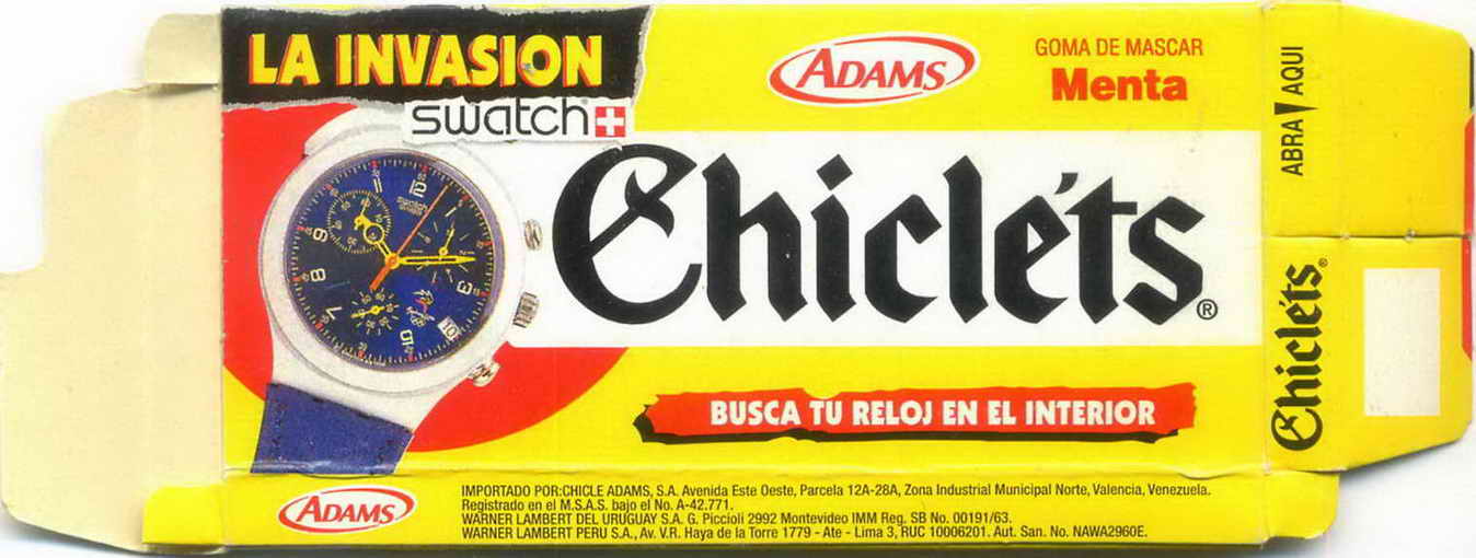 CHICLETS box pellets