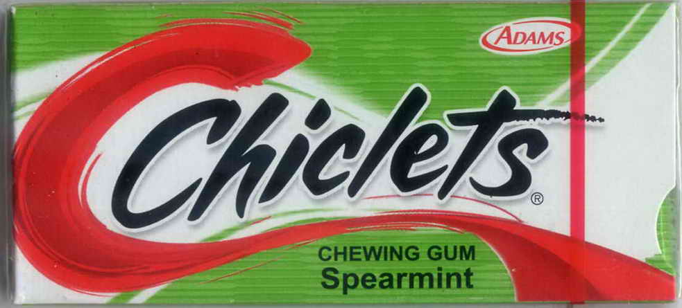 CHICLETS box pellets