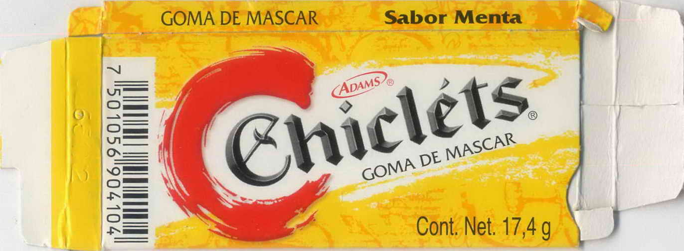 CHICLETS box pellets