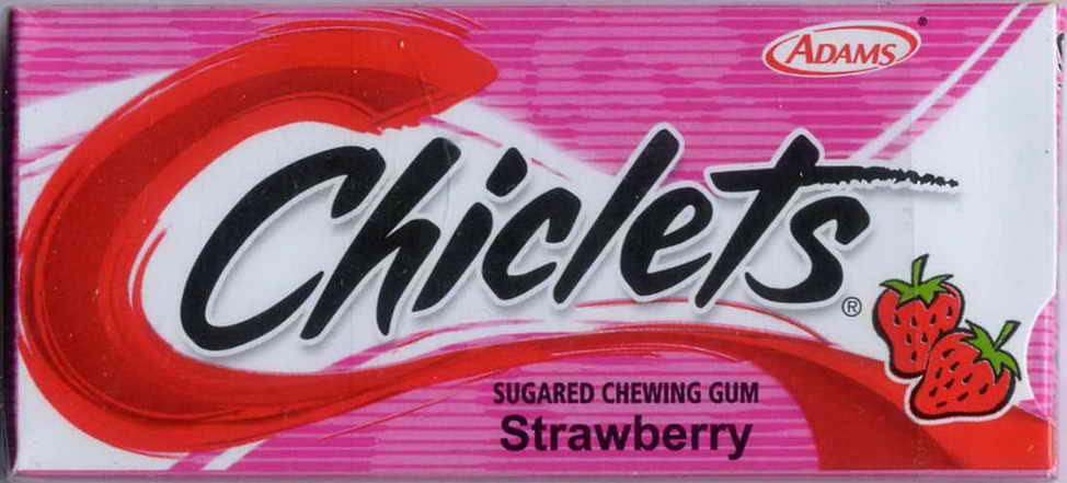 CHICLETS box pellets