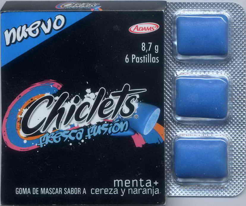 CHICLETS box pellets