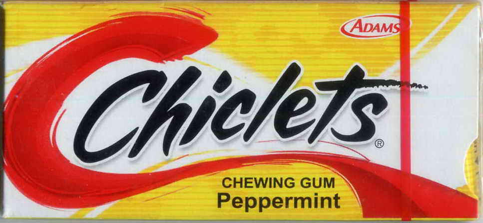 CHICLETS box pellets