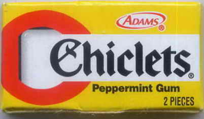 CHICLETS box pellets