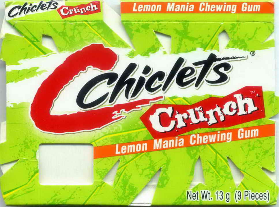 CHICLETS box pellets