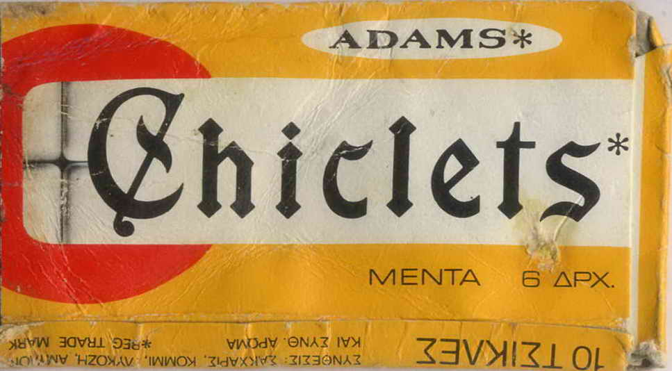 CHICLETS box pellets