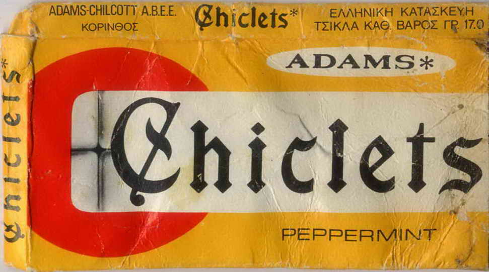 CHICLETS box pellets