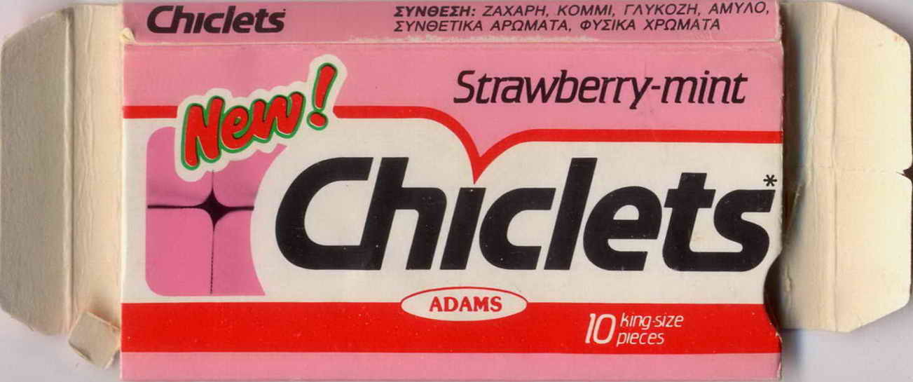 CHICLETS box pellets