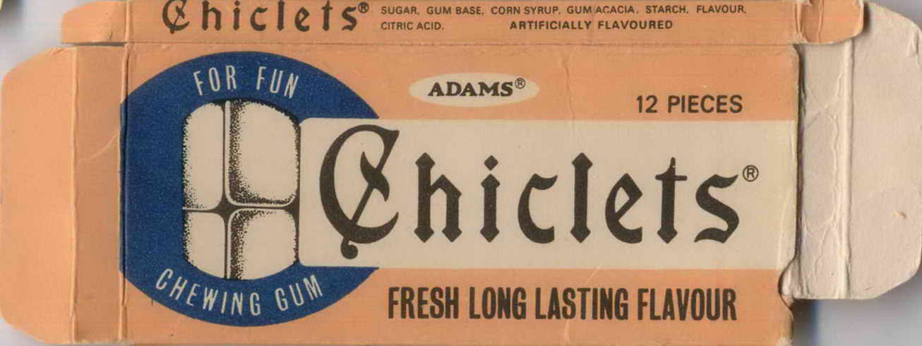 CHICLETS box pellets