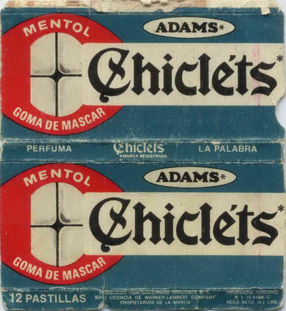 CHICLETS box pellets