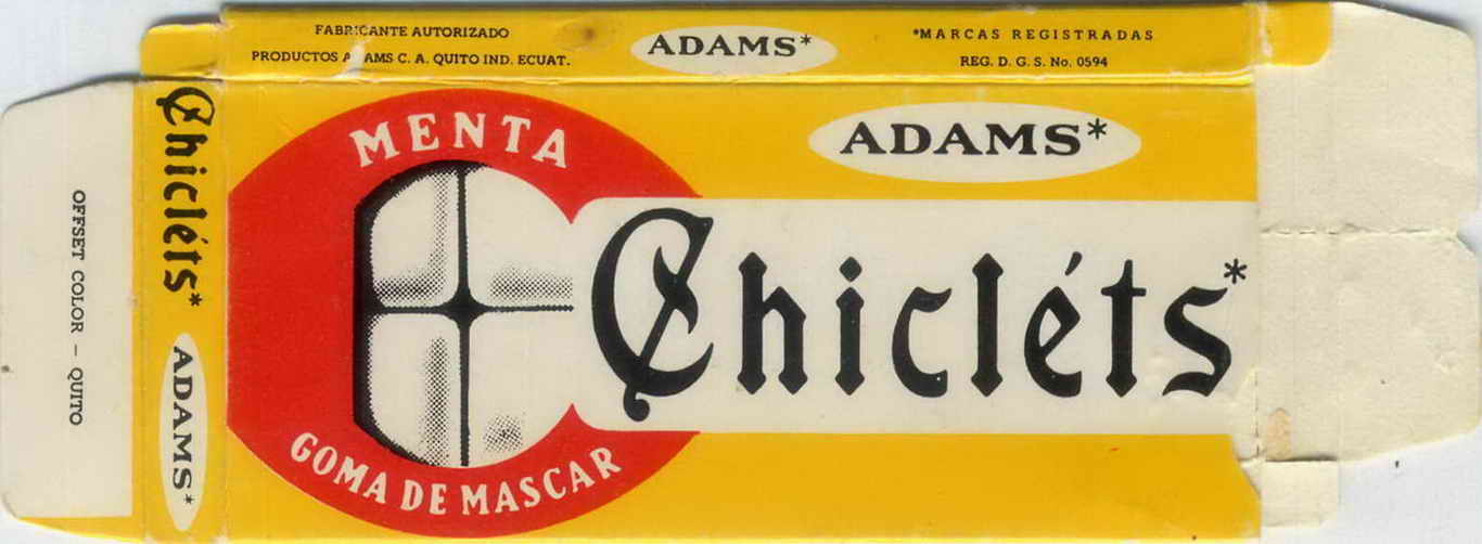 CHICLETS box pellets