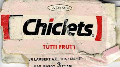 CHICLETS box pellets