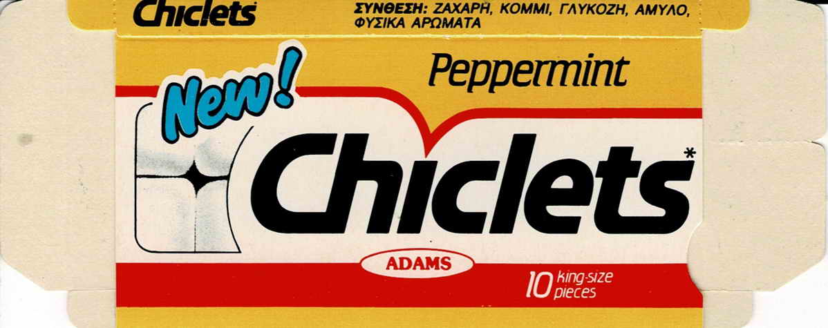 CHICLETS box pellets