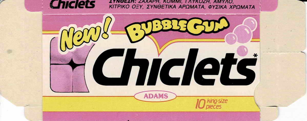 CHICLETS box pellets