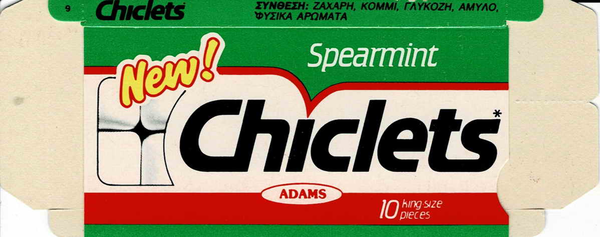 CHICLETS box pellets