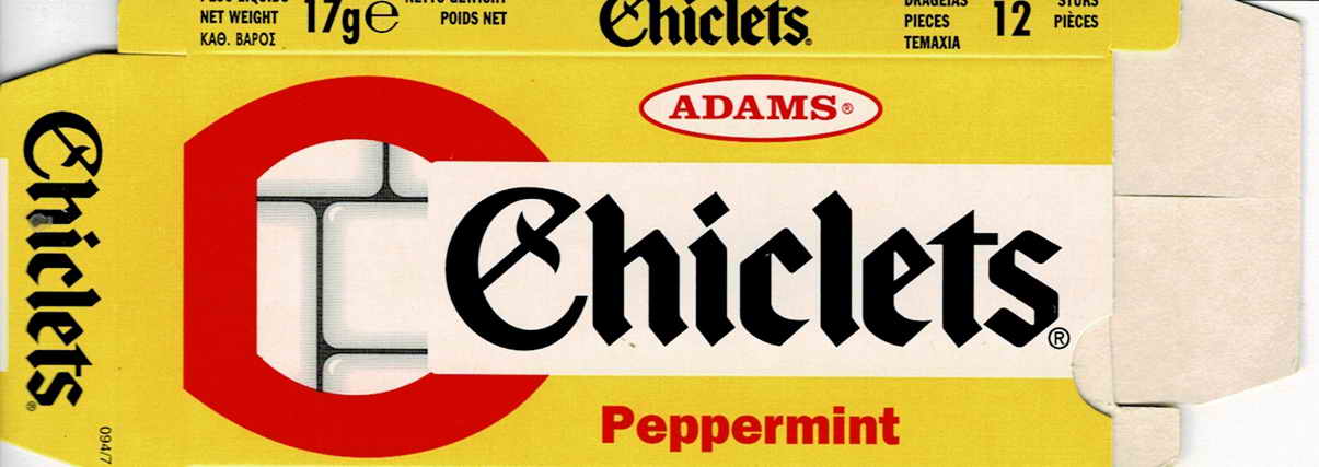 CHICLETS box pellets