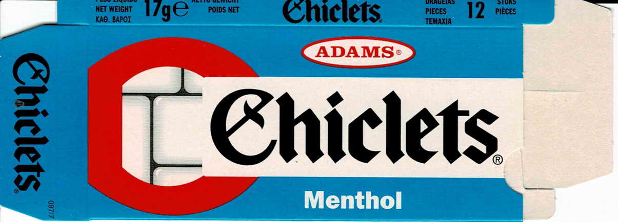 CHICLETS box pellets